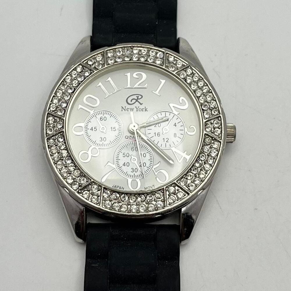 Silver mens watch